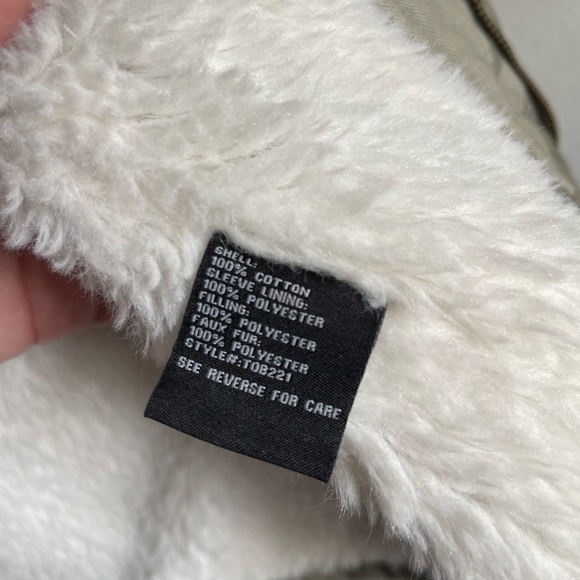 BNCI Camo Faux Fur Lined Hooded Coat Sz M - Picture 6 of 8